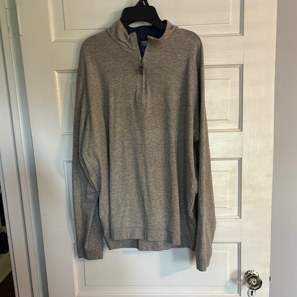 J. McLaughlin Gray Men's Lightweight Pullover